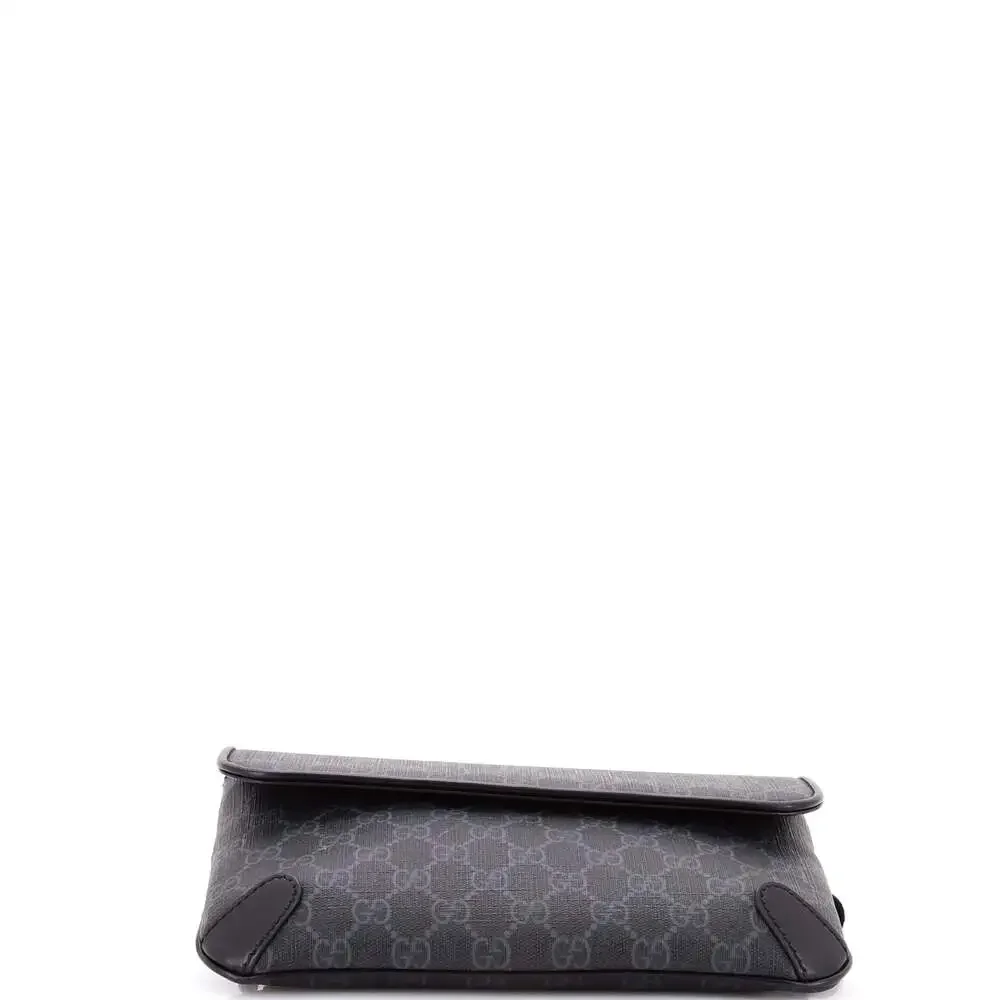 Gucci Web Flap Belt Bag Gg Coated #235033G88B - Picture 4 of 7
